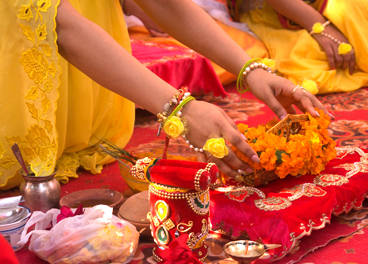 Индийский благоприятный ритуал заказать